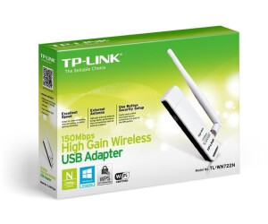 TP-Link 150Mbps High Gain Wireless USB Adapter (TL-WN722N) a â‚¬ 8,35